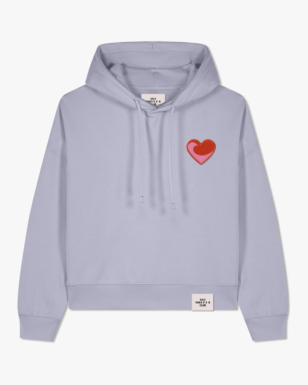 Cropped Hoodie "Heart of the wave"