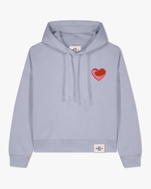 Cropped Hoodie "Heart of the wave"